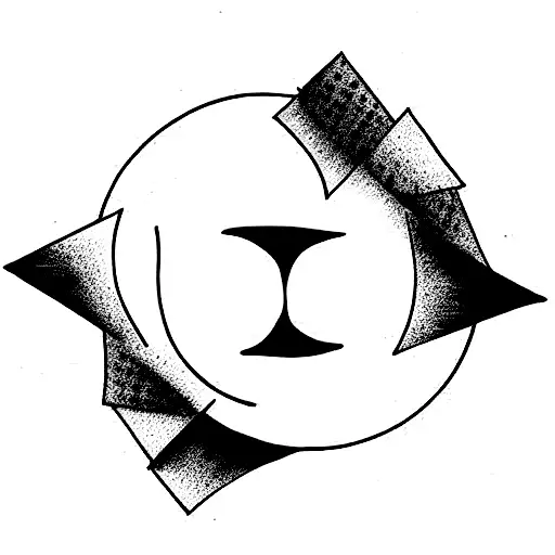 loser taxt with AQUARIUS sing  tattoo design idea