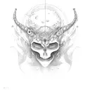 loser taxt with AQUARIUS sing  tattoo design idea