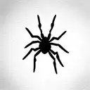 Spider tattoo design idea