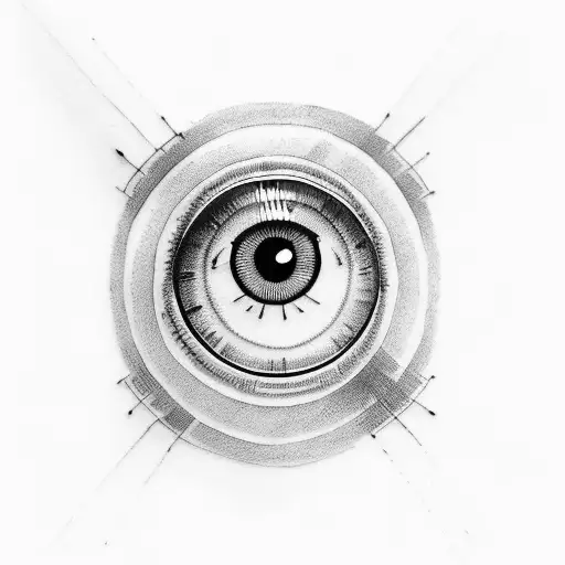 Evil Eye tattoo design idea