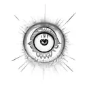 Evil Eye tattoo design idea