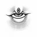 Evil Eye tattoo design idea