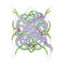 A dragon intertwining with celtic knotwork, forming a unique and intricate design tattoo design idea