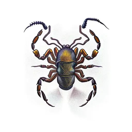 Scorpion tattoo design idea