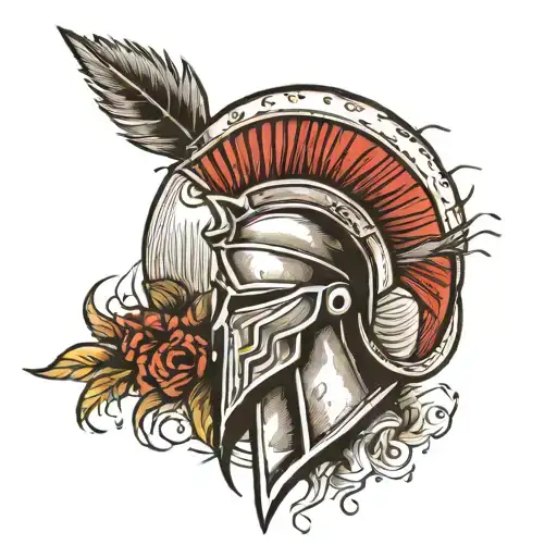 spartan  tattoo design idea