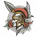 spartan  tattoo design idea