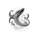 Leviathan Cross tattoo design idea