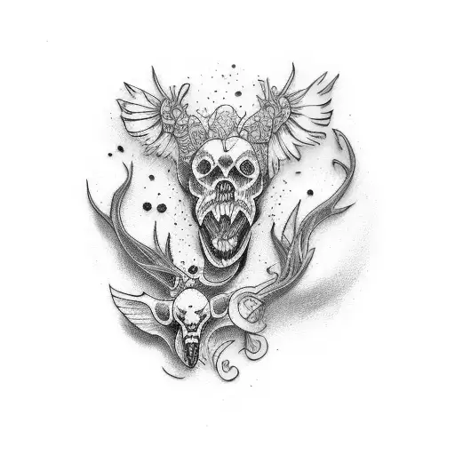 3 person matching tattoo tattoo design idea