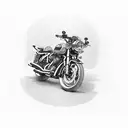 motorcycle, beer, chocolate, plan tattoo design idea