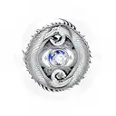 dragon with yin yang tattoo design idea