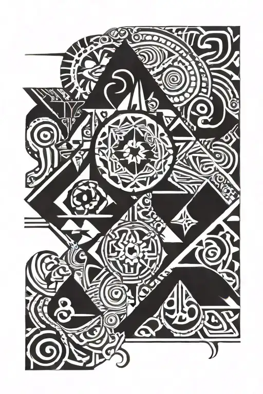 blankets tattoo design idea