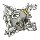 Green Bay Packers and el camino  tattoo design idea