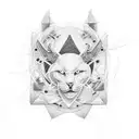 Technologie (binary numbers) tattoo design idea