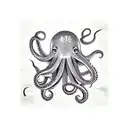 Octopus tattoo design idea