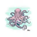 Octopus tattoo design idea