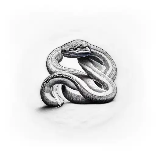 anaconda tattoo design idea