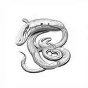 anaconda tattoo design idea