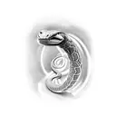 anaconda going from the shoulder to the hand tattoo design idea