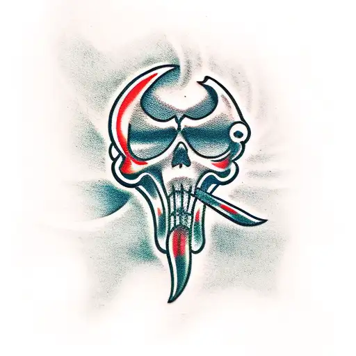 ghost rider tattoo design idea