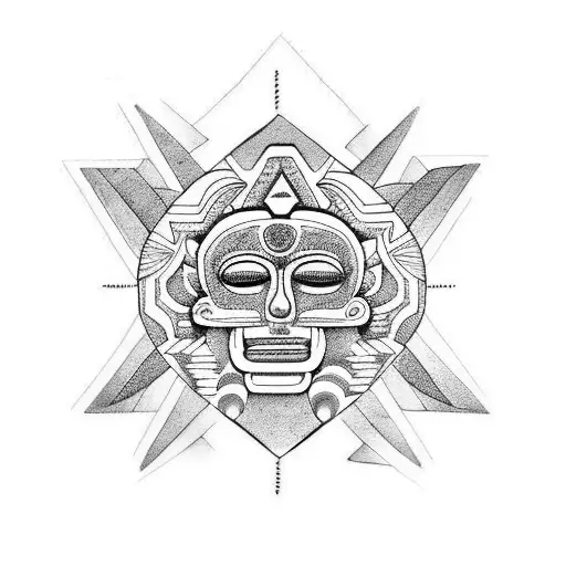 Mayan tattoo design idea