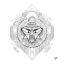 Mayan tattoo design idea