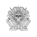 Mayan tattoo design idea
