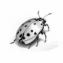 Ladybug tattoo design idea