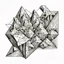 geology formations carrying tattoo design idea