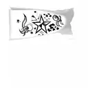 a star with clouds on it  tattoo design idea