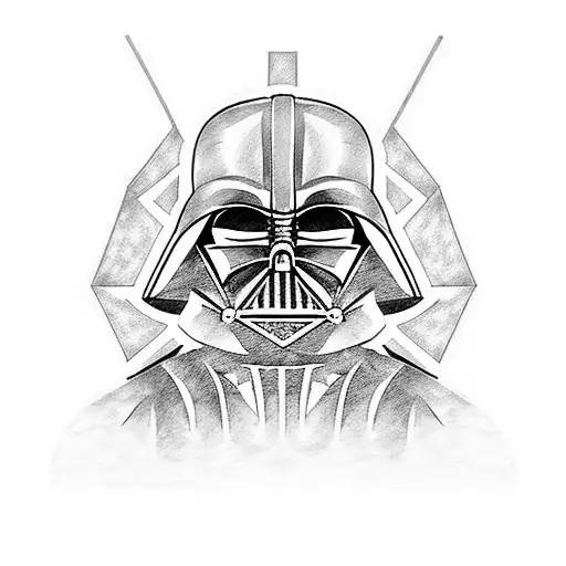 darth vader tattoo design idea