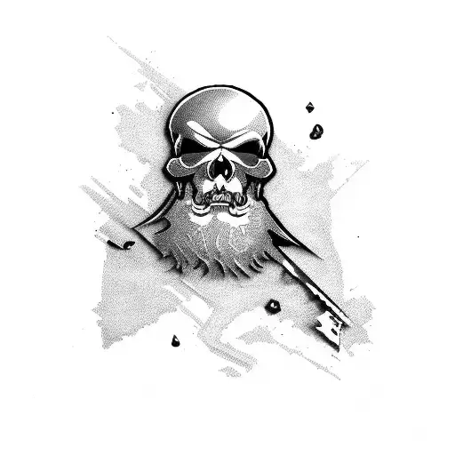 blackbeard tattoo design idea