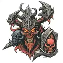 Khorne tattoo design idea