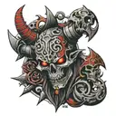 Khorne tattoo design idea