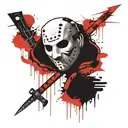 jason voorhees, michael myers, freddy krueger tattoo design idea