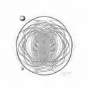 dna helix tree tattoo design idea