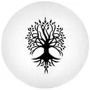 Spinal Tree of life and Lion sign tattoo design idea