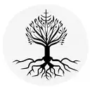 Spinal Tree of life and Lion sign tattoo design idea