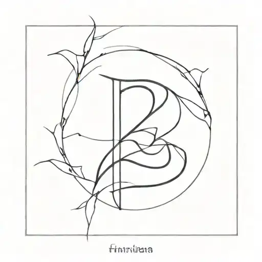 number 3 tattoo design idea