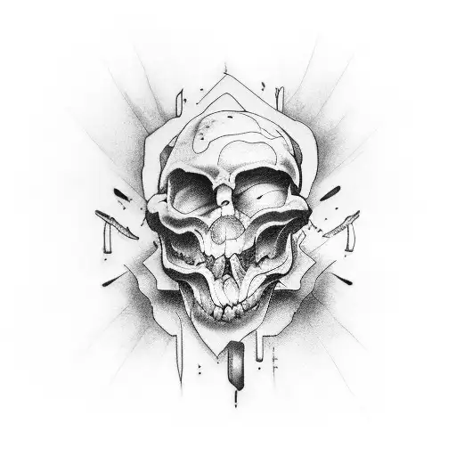 pain tattoo design idea