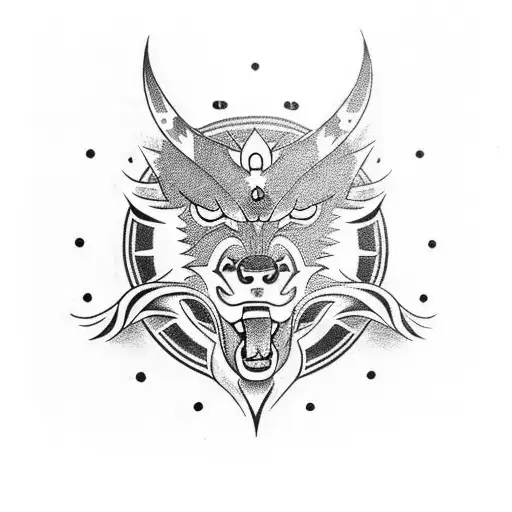 amaterasu tattoo design idea