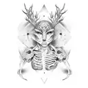 body parts tattoo design idea