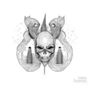 body parts tattoo design idea