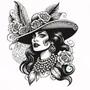 gypsy tattoo design idea