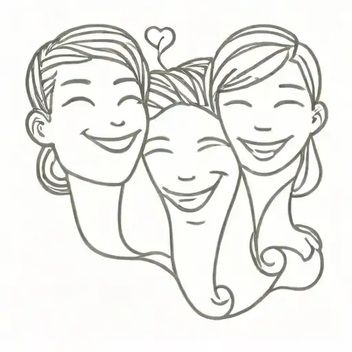 Smiling Friends tattoo design idea
