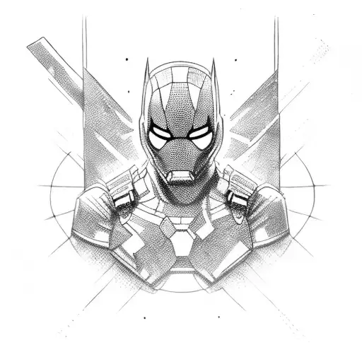 Marvel heros tattoo design idea