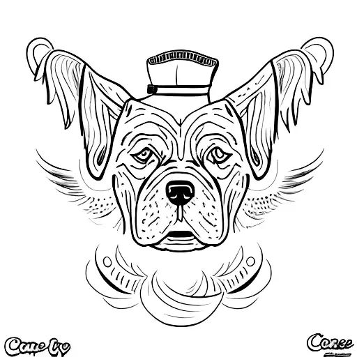 Cane Corso  tattoo design idea