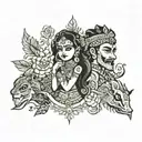 mamta and rohit tattoo design idea