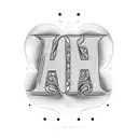 maya name in hindi tattoo design idea