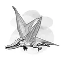 A pterodactyl tattoo design idea