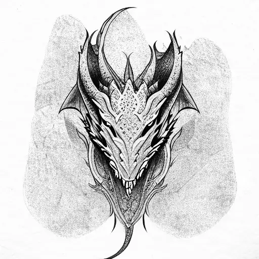 Second Life Marketplace  Dragon Face Tattoo